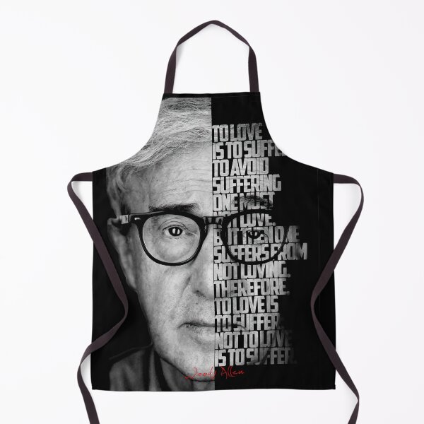 Item preview, Black and white Woody Allen quote poster designed and sold by Enea Kelo.