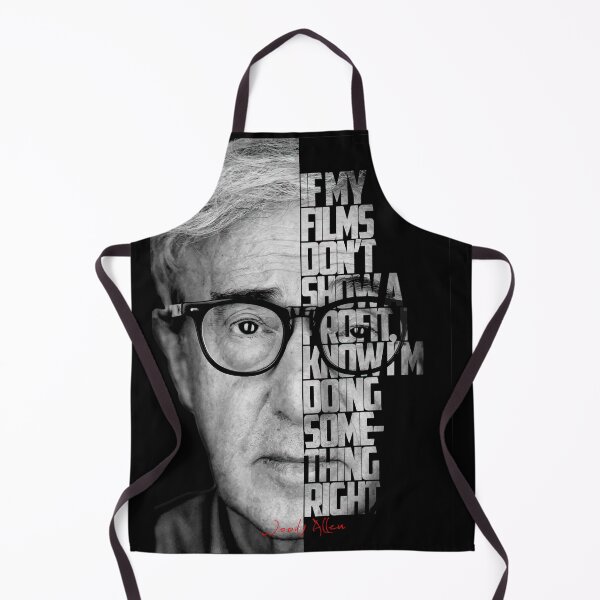 Item preview, Black and white Woody Allen quote poster designed and sold by Enea Kelo.
