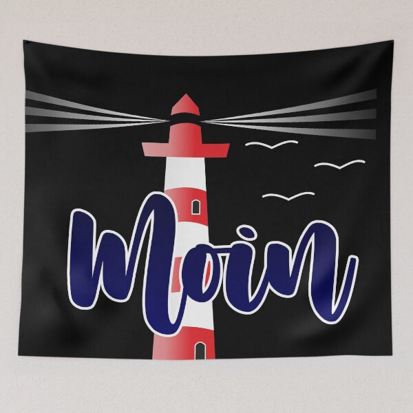 Item preview, Moin (with lighthouse multicolored) designed and sold by froggy-stylecom.