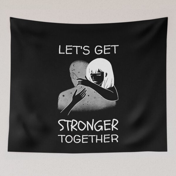 Item preview, Lets Get Stronger Together Lean On designed and sold by jacks-tees.