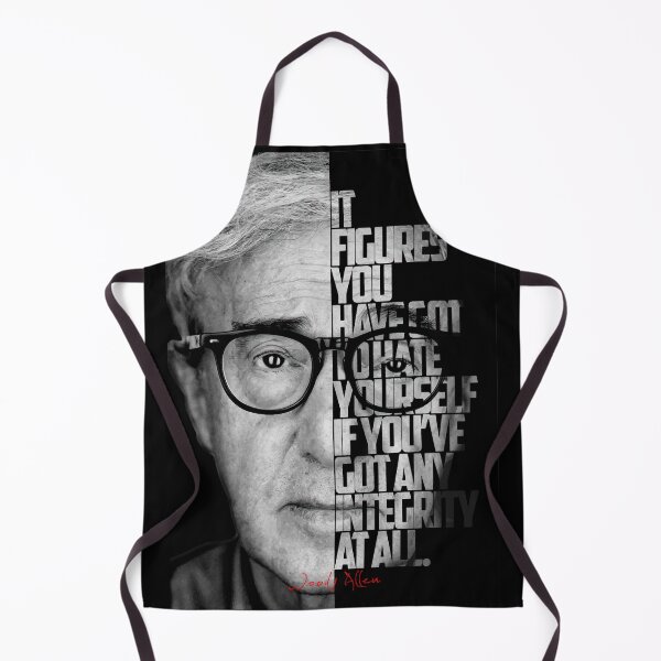 Item preview, Black and white Woody Allen quote poster designed and sold by Enea Kelo.