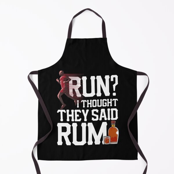 Item preview, Run? I Thought They Said Rum Funny Runner Pun designed and sold by perfectpresents.