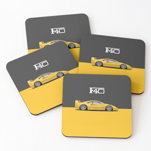 Item preview, F40 yellow  Car designed and sold by Keyur44.