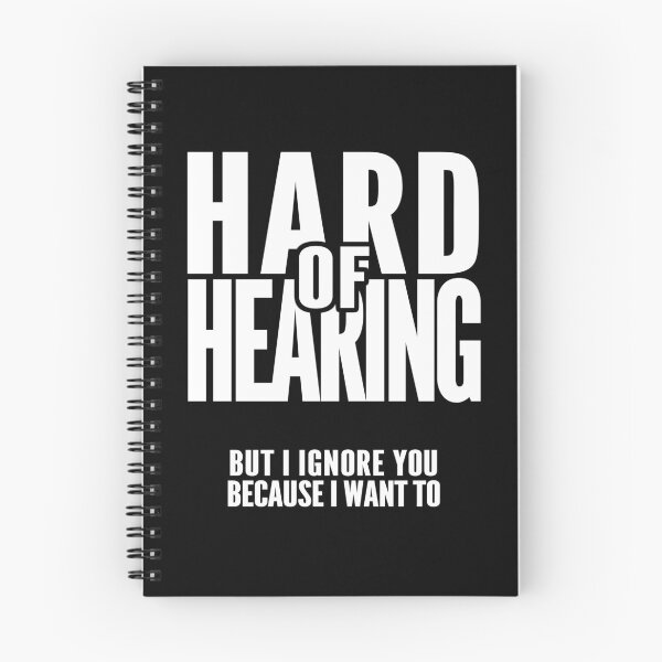 Item preview, Hard of Hearing But I Ignore You – Funny Rude Deaf Gain designed and sold by The Green Corner.