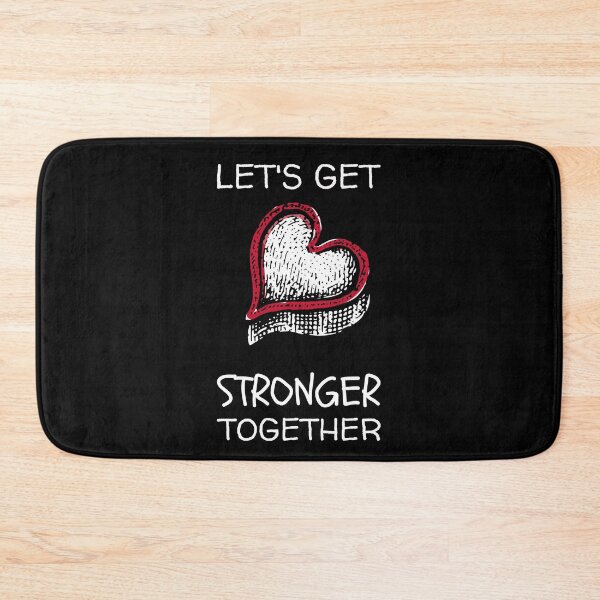 Item preview, Lets Get Stronger Together Heart Icon designed and sold by jacks-tees.
