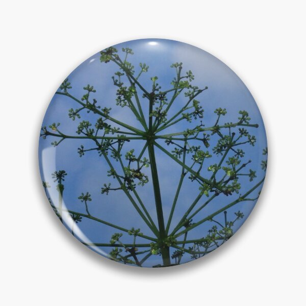 Item preview, Vibrant Blue Sky Backdrop with Shadowed Green Budding Plant and Leaves designed and sold by StayCuztom.