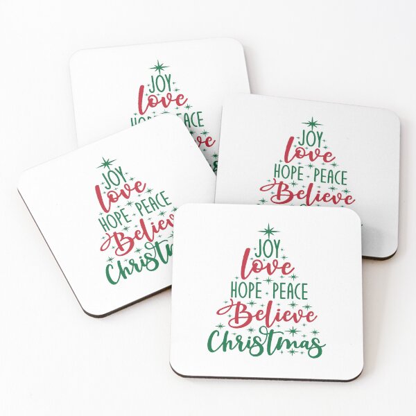 Item preview, Joy, Love, Hope, Peace, Believe, Christmas designed and sold by babaeupho.