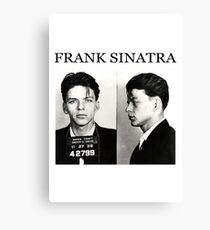 Frank Sinatra Mugshot Canvas Print