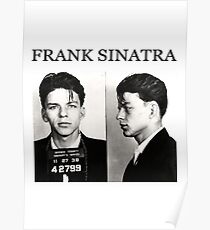 Frank Sinatra Mugshot Poster