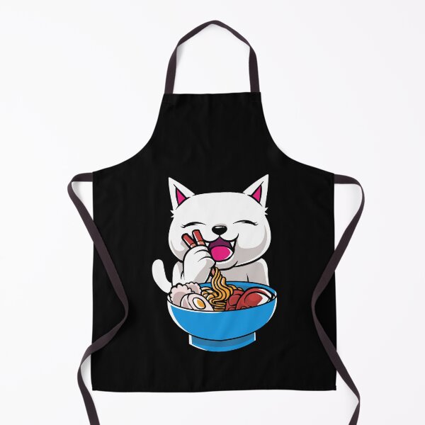 Item preview, Kawaii Cat Ramen Bowl Funny Anime Noodles Kitty designed and sold by perfectpresents.
