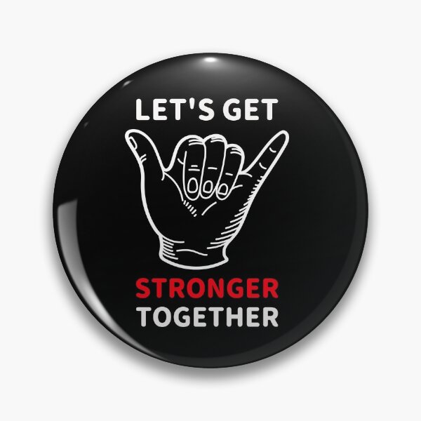 Item preview, Lets Get Stronger Together Hand designed and sold by jacks-tees.