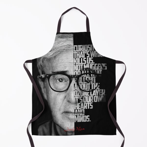 Item preview, Black and white Woody Allen quote poster designed and sold by Enea Kelo.