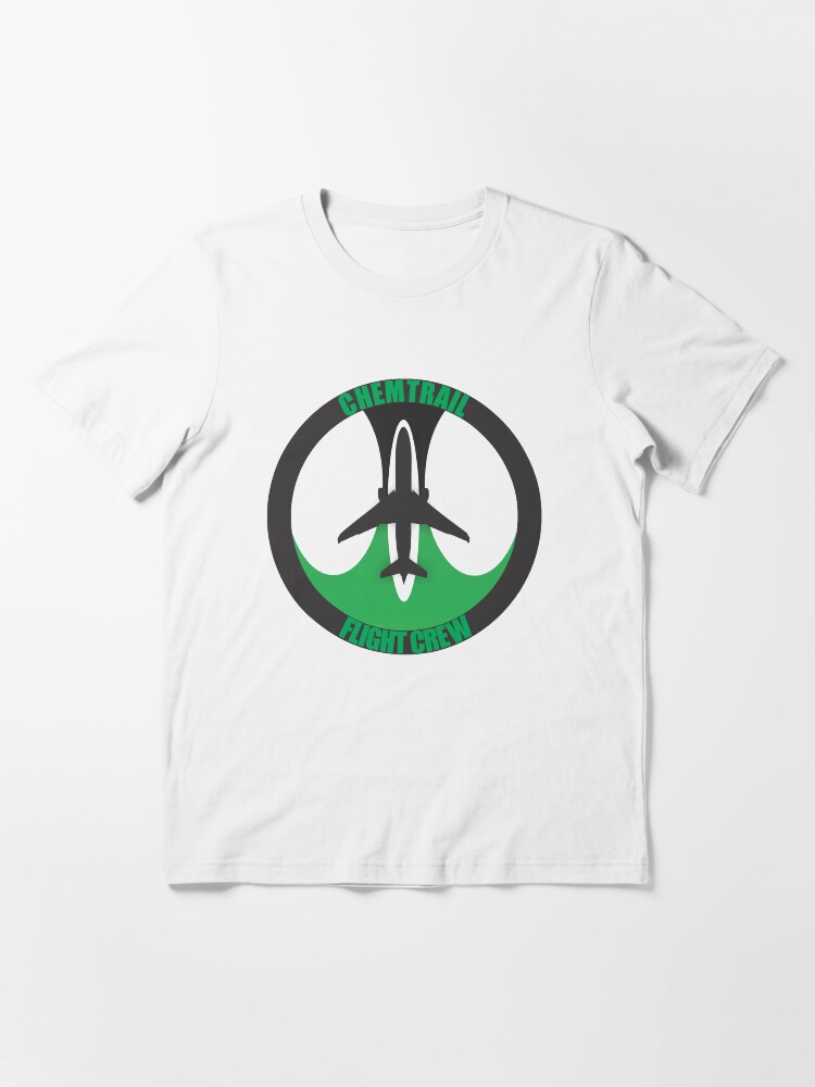 Alternate view of Model 64 - Chemtrail Flight Crew Essential T-Shirt