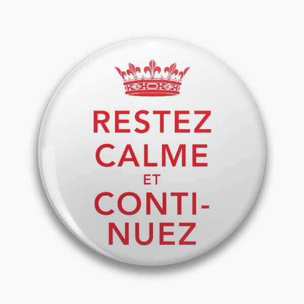 Item preview, Restez Calme et Continuez designed and sold by Art by s2ray.