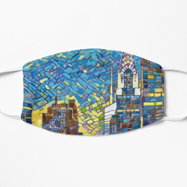 New York City Sunset Flat Mask
