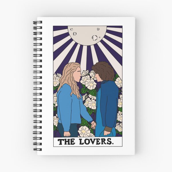 Item preview, The Lovers Tarot Card Dani and Jamie - The Haunting Of Bly Manor  designed and sold by dibbledabbles.
