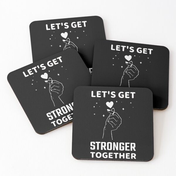 Item preview, Lets Get Stronger Together Hand designed and sold by jacks-tees.