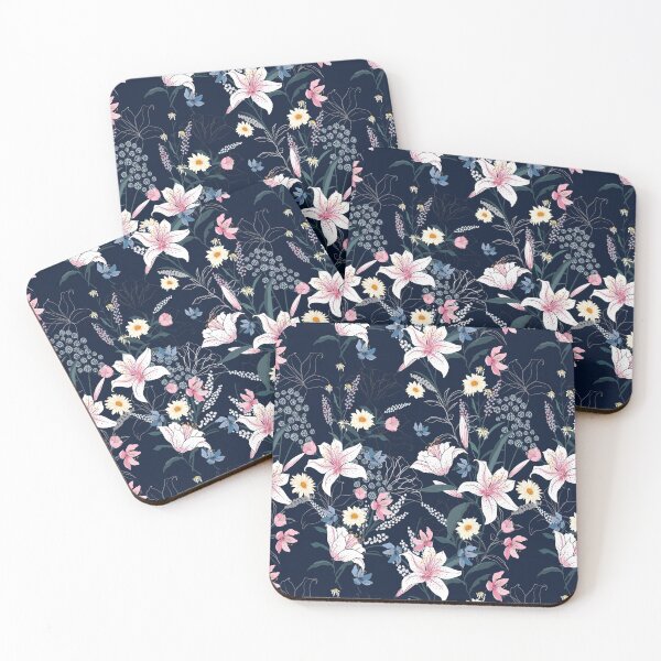 Item preview, fitted flowers pattern designed and sold by virilamissa.
