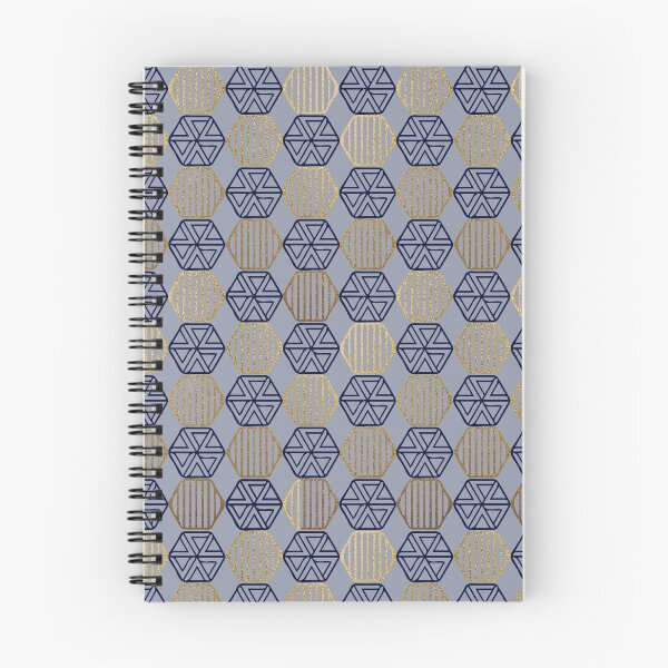 Item preview, GEOMETRIC HEXAGON - BLUE designed and sold by PrachiManerikar.
