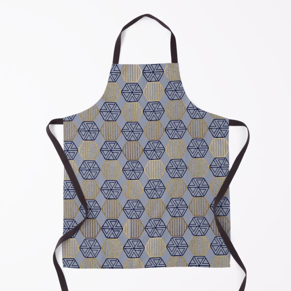 Item preview, GEOMETRIC HEXAGON - BLUE designed and sold by PrachiManerikar.