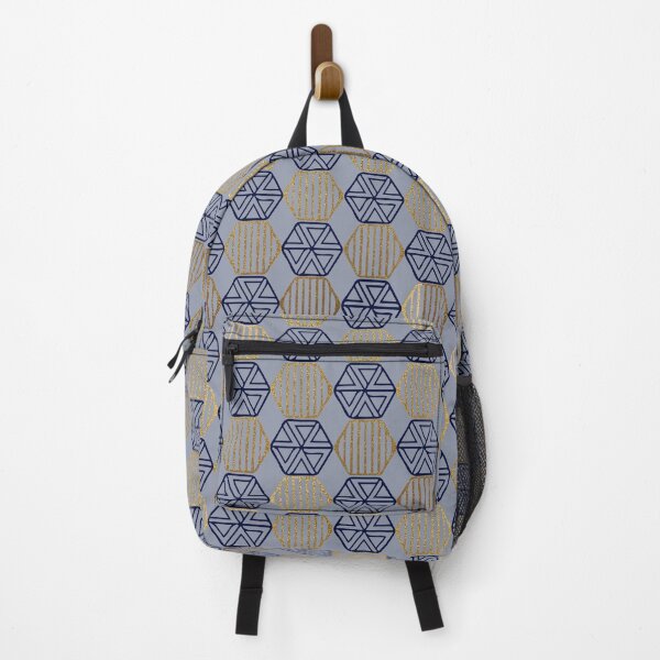 Item preview, GEOMETRIC HEXAGON - BLUE designed and sold by PrachiManerikar.