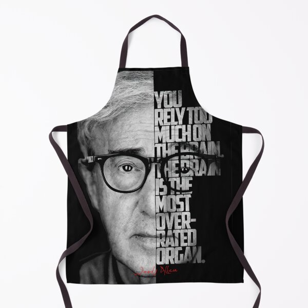 Item preview, Black and white Woody Allen quote poster designed and sold by Enea Kelo.
