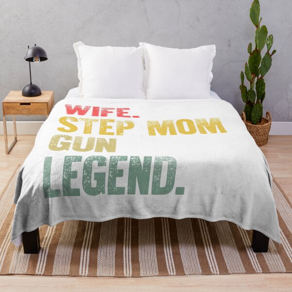 Item preview, Best Mother Women Funny Gift T Shirt Wife Step Mom Gun Legend designed and sold by Bendthetrend.