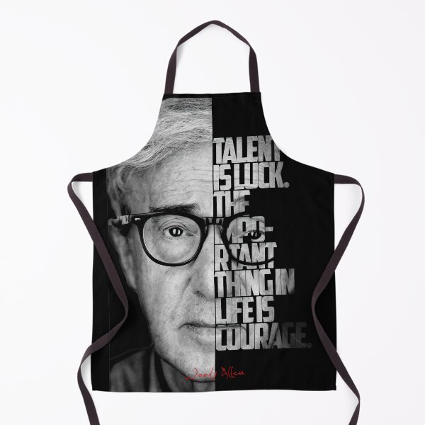 Item preview, Black and white Woody Allen quote poster designed and sold by Enea Kelo.