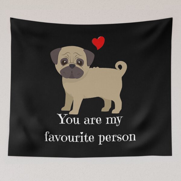 Item preview, Pug funny quote cartoon pug designed and sold by OneTimeEngineer.