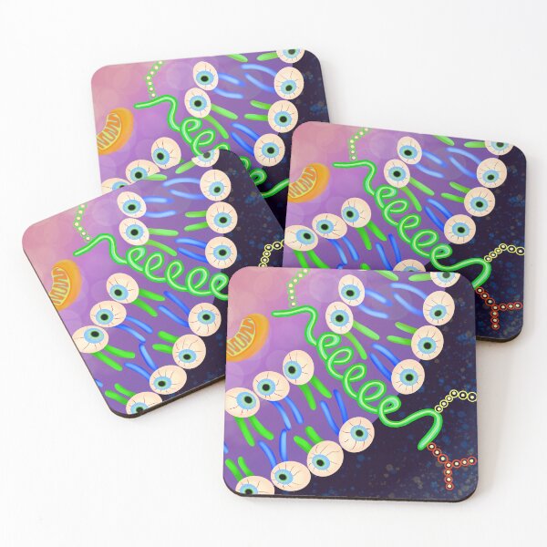 Item preview, Psychedelic cell biology designed and sold by Osher-BioArt.