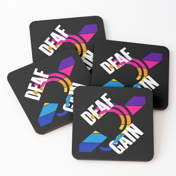 Aperçu de l'œuvre Emblème pour les malentendants - Deaf Gain Rainbow Aid créée et vendue par The Green Corner.