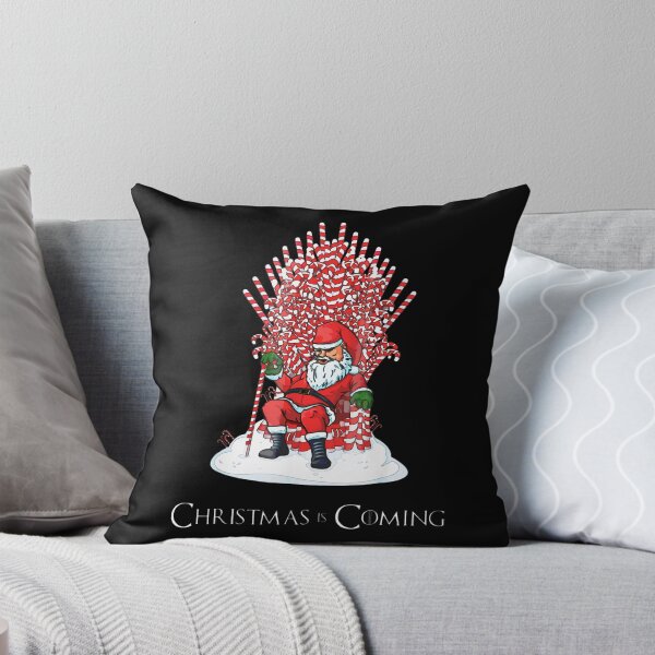 Item preview, Christmas is Coming Candy Cane Santa Clause - Game of Reindeers designed and sold by Gordon Nelson.