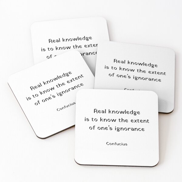 Item preview, Real knowledge is to know the extent of ones ignorance - Confucius Quotes designed and sold by Inspirationmotivation.