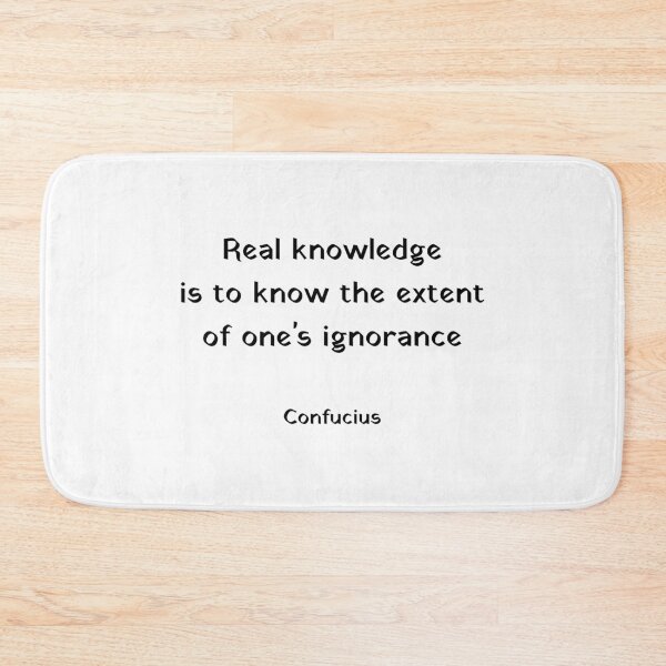 Item preview, Real knowledge is to know the extent of ones ignorance - Confucius Quotes designed and sold by Inspirationmotivation.