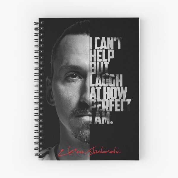 Item preview, Black and white Zlatan Ibrahimovic quote poster designed and sold by Enea Kelo.