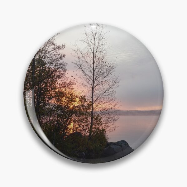 Item preview, The rising sun over the foggy lake designed and sold by Jouko Lehto Photography.