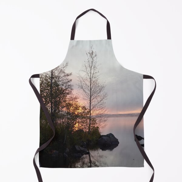 Item preview, The rising sun over the foggy lake designed and sold by Jouko Lehto Photography.