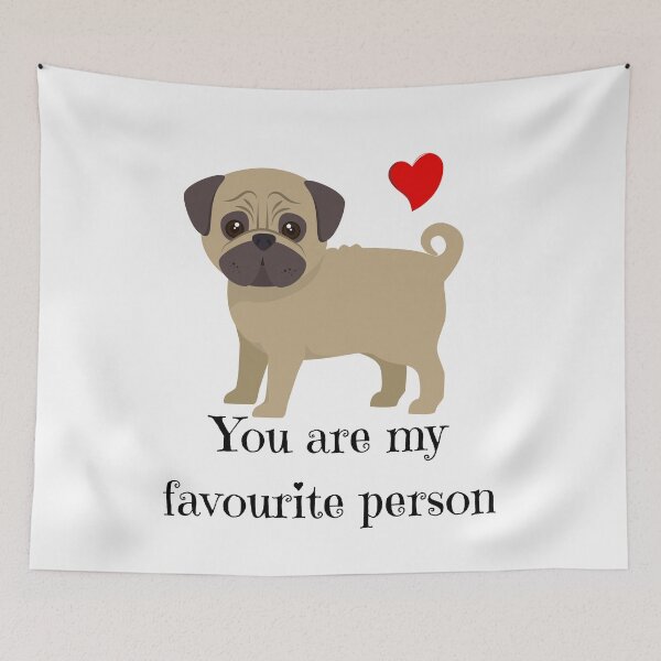Item preview, Pug funny quote cartoon pug designed and sold by OneTimeEngineer.