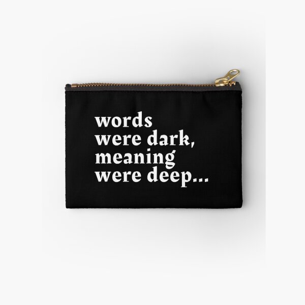 Item preview, Words were dark, meaning were deep designed and sold by Art Wear Nation.