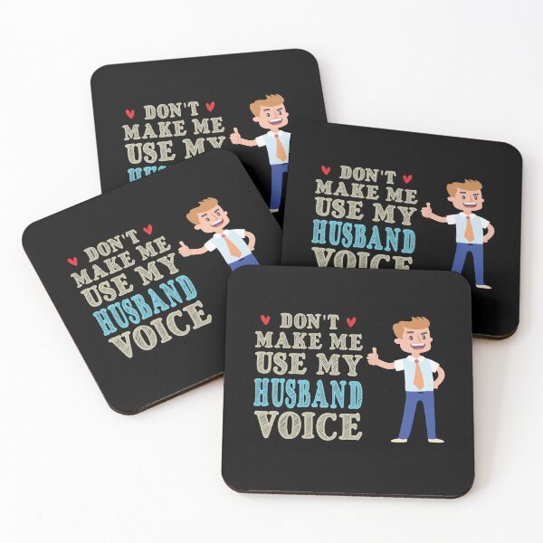 Item preview, Don't Make Me Use My Husband Voice, Cute Funny Gift Idea designed and sold by awesomedraw.