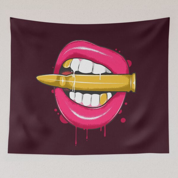 Item preview, Sexy Lips biting a Bullet  designed and sold by kalud-zoldyck.