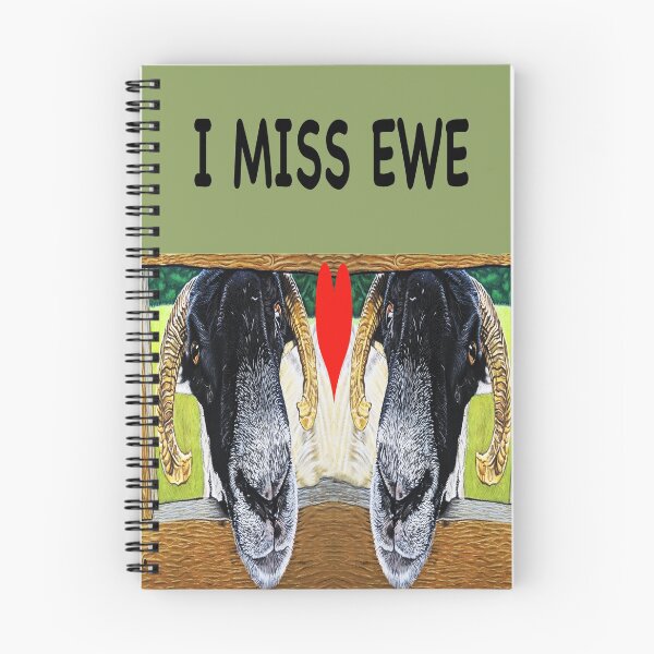 Item preview, I miss you Ewe Sheep design - missing you - miss you  designed and sold by IslesArt.