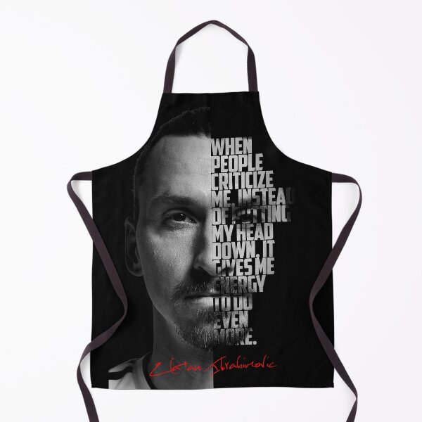Item preview, Black and white Zlatan Ibrahimovic quote poster designed and sold by Enea Kelo.