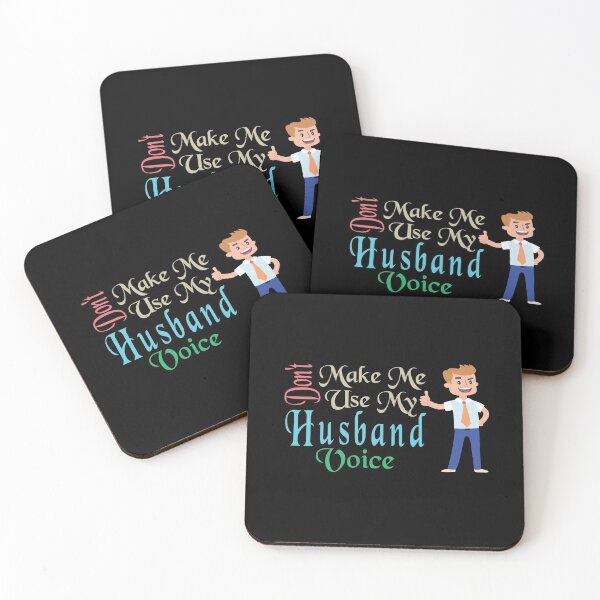 Item preview, Don't Make Me Use My Husband Voice, Cute Funny Gift Idea designed and sold by awesomedraw.