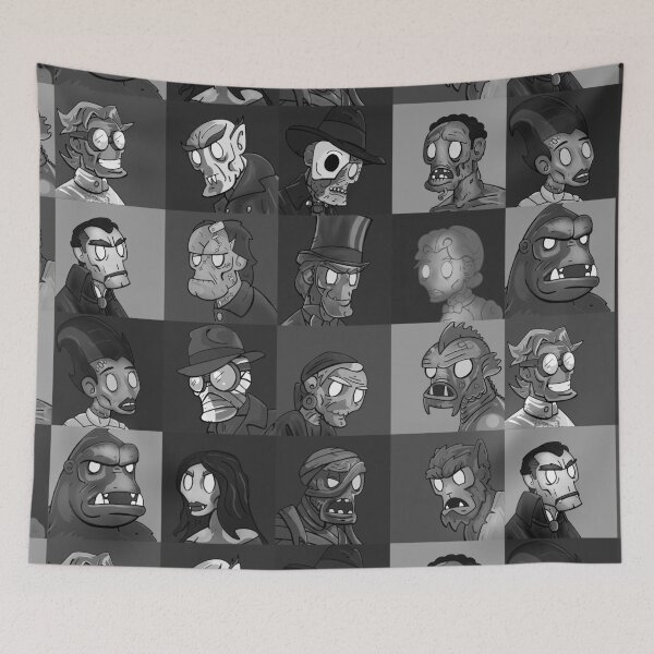 Item preview, Classic Monsters [Black & White] designed and sold by cybopath.
