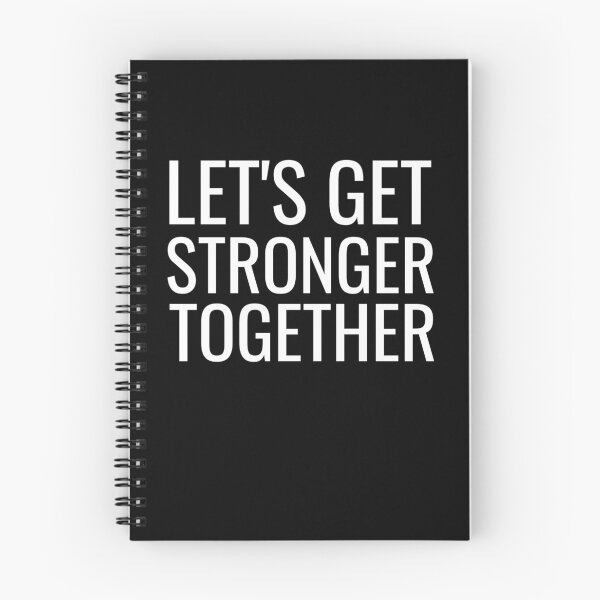 Item preview, Lets Get Stronger Together Text designed and sold by jacks-tees.