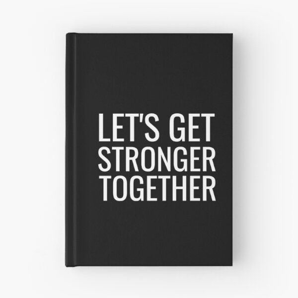 Item preview, Lets Get Stronger Together Text designed and sold by jacks-tees.