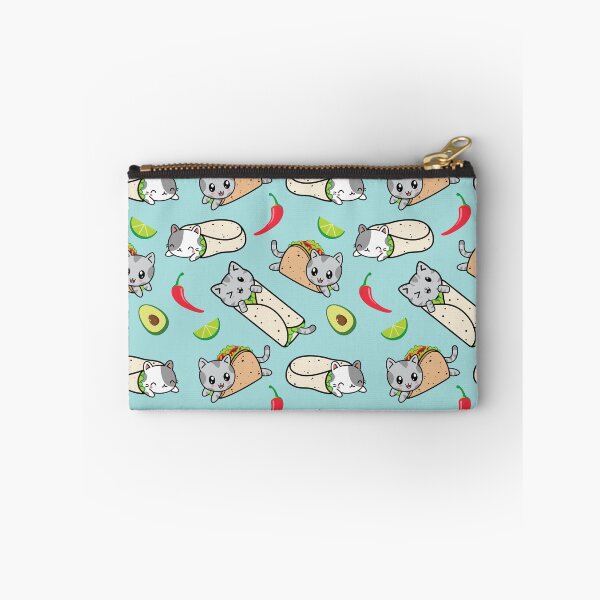 Item preview, Purrito y Taco Cat Kawaii Print designed and sold by CompassandCrate.
