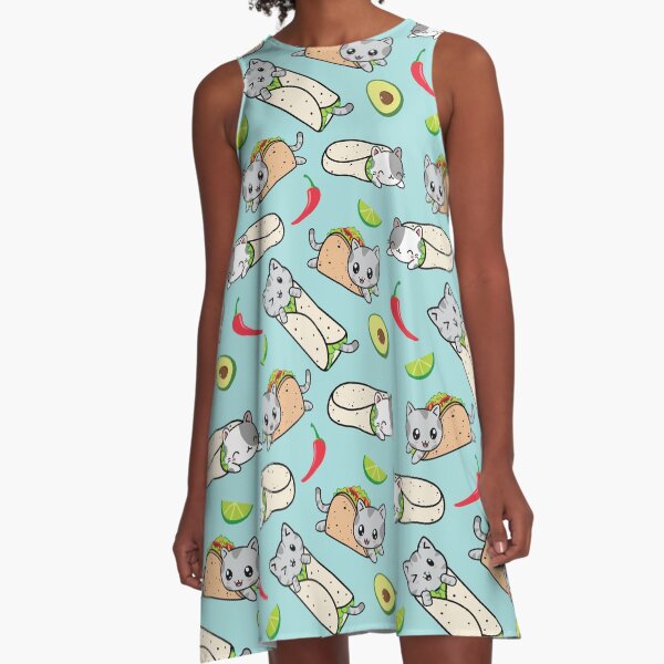 Artikel-Vorschau von Purrito und Taco Cat Kawaii Print, designt und verkauft von CompassandCrate.