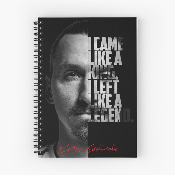 Item preview, Black and white Zlatan Ibrahimovic quote poster designed and sold by Enea Kelo.